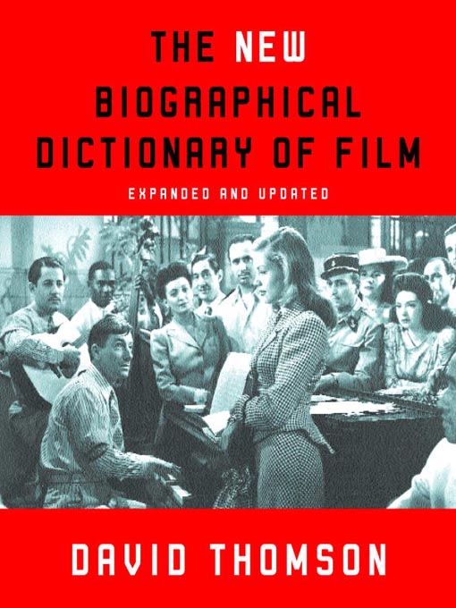 Cover image for The New Biographical Dictionary of Film